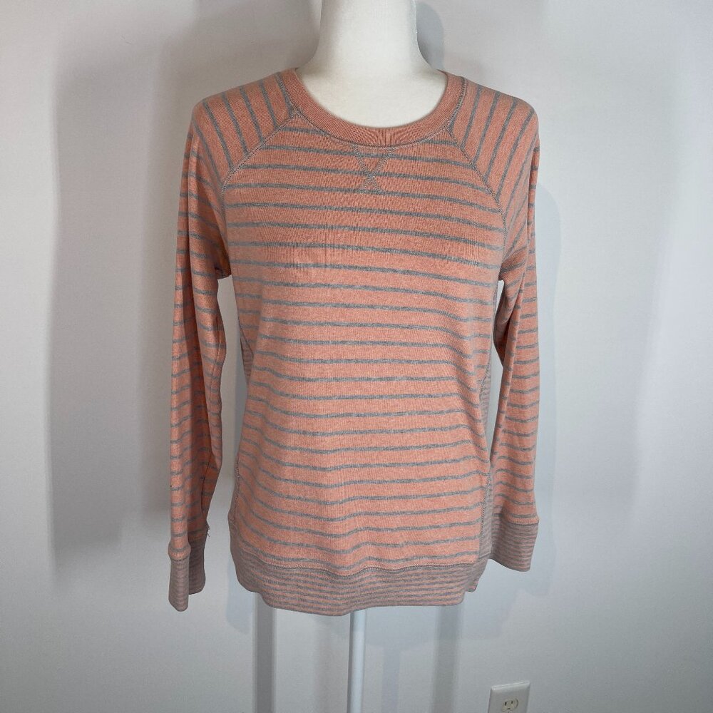 Eddie Bauer Peach & Gray Legendwash Sweatshirt size Small